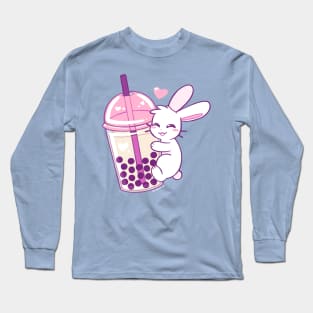 Boba Tea Bunny Long Sleeve T-Shirt